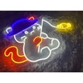 thumbnail image 2 of Handmadetneonsign Cute Cat Neon Sign, Fishing Cat Led Sign, Wall Decor, Cat Led Light, Home Decor, 2 of 5