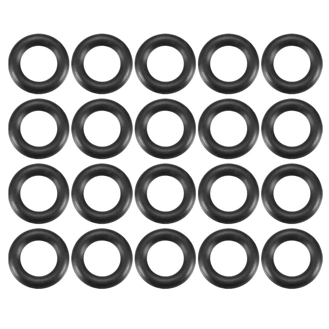 20Pcs 9mm x 1.9mm Rubber Orings NBR Heat Resistant Sealing Ring