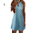thumbnail image 3 of Guardurnaity Casual Impreso Impreso Vestido Casual Sin Mangas Bohemio Elegante Estética Sundress Beach Vacation Club Ropa de Verano Vestidos Azul claro S Guardurnaity AP010895-41, 3 of 6