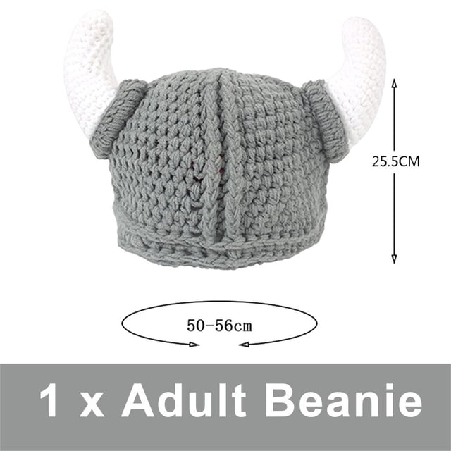 Hat Handmade Medieval Grey Wool 1x Adult Hat