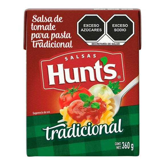 Salsa para pasta Hunts de tomate tradicional 360 g