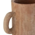 thumbnail image 4 of BIDK Home Cylindrical Sculpted Terracotta Vase - 12" - Brown, 4 of 5