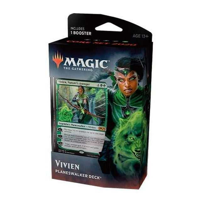 Magic The Gathering: MTG: Core Set 2020 Planeswalker Deck - Vivien w/Booster Pack (Green)