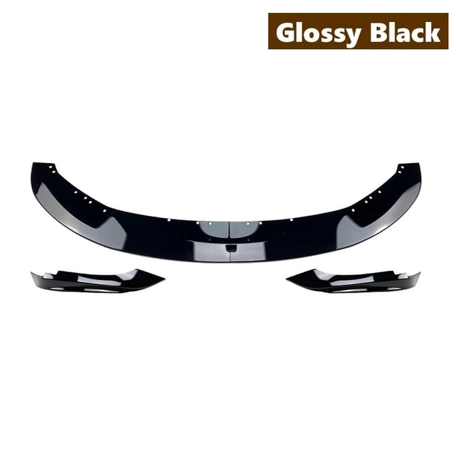 4PCS Car Front Bumper Lip Body Kit Spoiler Splitter ABS Bumper Canard Lip Splitter For BMW F32 F33 F36 M-Tech 4-Series 2014-2020