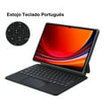 thumbnail image 1 of Keyboard Case for Samsung Galaxy Tab S7 FE S9 S8 S7 Plus Case Magic Backlight Keyboard with Trackpad Magnetic Tablet Cover Capa Portuguese Keyboard S9 11 inch, 1 of 6