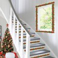 thumbnail image 2 of Billuyoard Juego de 10 pegatinas navideñas para puerta, línea Floral, corona, dormitorio, papel tapiz extraíble para el hogar, decoración de boda, Kits de decoración para fiestas No.04 Billuyoard HA008929-04, 2 of 6