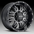 thumbnail image 2 of 20" Inch Ultra 249BM Predator II 20x12 8x170 -44mm Black/Milled Wheel Rim, 2 of 2