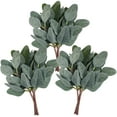 thumbnail image 1 of Tallos de hojas de eucalipto artificiales, ramas de eucalipto de imitación de dólar de plata corto, plantas verdes para ramos de flores, decoración de boda, 20 piezas Namotu WRJM-450, 1 of 7