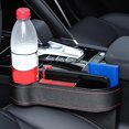 thumbnail image 3 of Organizador de espacio para asiento de automóvil, caja de almacenamiento con ranuras de bolsillo que ayuda a reducir las distracciones al conducir, A, 3 of 5