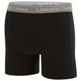 thumbnail image 5 of LINCOLN CARTER Men's Cotton Stretch Boxer Briefs, Pack of 5, Anti-Chafing, Soft, Cooling, Tagless - XL, Black/Navy/Red/Grey/Lt Blue, 5 of 6