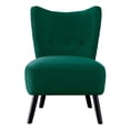 thumbnail image 2 of Homelegance Imani Mi-Siècle Velours Accent Chaise Rembourrée, Vert (2 Pack), 2 of 5