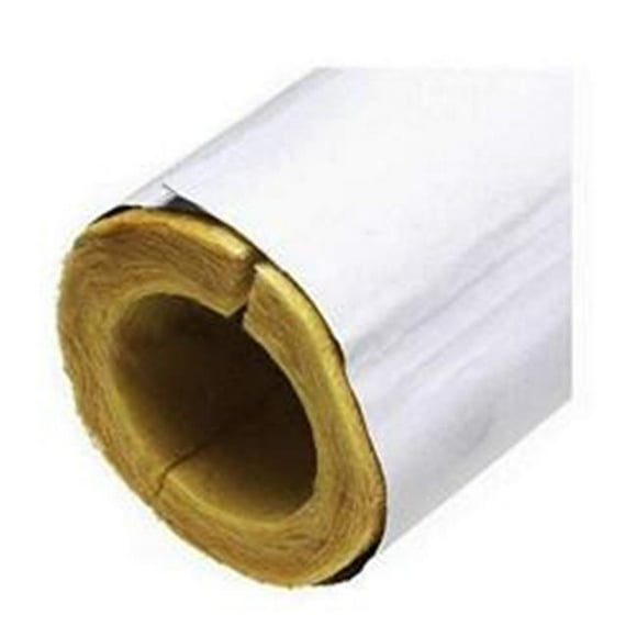 Thermwell Products 263131 6 ft. Long Foam Tubular Poly Pipe Insulation, Gray