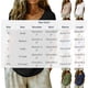 thumbnail image 3 of Craaazy Women's Oversized Short Sleeve Tunic Tops, Lightweight Cotton Linen Casual Shirt, Breathable Crew Neck Blouse for Everyday Outfits Gifts, 3 of 5