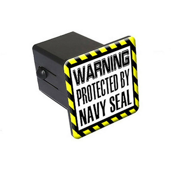 Protected By Navy Seal 2" Tow Trailer Hitch Cover Plug Insert
