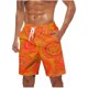 thumbnail image 1 of Pantalones Cortos para Hombre de Cintura Elástica con Bolsillos Pantalones de Playa de Impresión Casual, Poliéster Ligero de Moda para la Primavera Verano Al Aire Libre Y el Uso Diario, 1 of 4