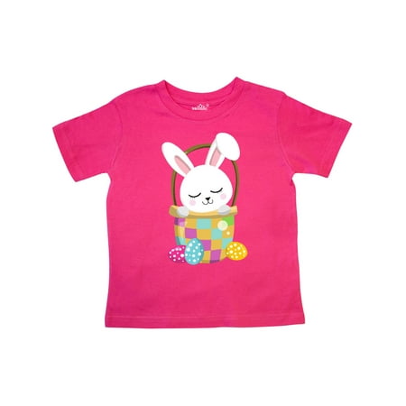 

Inktastic Easter Bunny Little Bunny Easter Eggs Basket Gift Toddler Boy or Toddler Girl T-Shirt