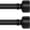 Matte Black, variant on 2 Pack Gold Curtain Rods for Windows 48 to 84 Inch(4-7ft), 1 Inch Diameter Heavy Duty Curtain Rod, Adjustable Decorative Drapery Poles 36-88", Brass Gold
