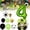 D, variant on 1PC 40 Inch Green Football Number 3 Foil Balloon, Themed Birthday Decor for Sports Party