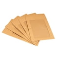 thumbnail image 1 of Completa Cara Ventana Sobres 10 Paquetes 6 Transparente Una Cara para Correo Declaración Fotos Catálogos, Marrón, 1 of 5
