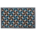 thumbnail image 1 of Printed Pvc Mat Flower Burst 18"X30", 1 of 3