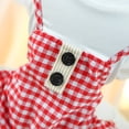 thumbnail image 7 of Guiexla Pet Jumpsuit Button Design Classic Plaid Pattern Pet Overall Comfortable Soft Dog Jumpsuit Pet Supplies, 7 of 7