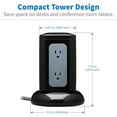 thumbnail image 5 of Tripp Lite Surge Protector Tower 6-Outlet 3x USB-A 1x USB C Black TLP606UCTOWER, 5 of 5