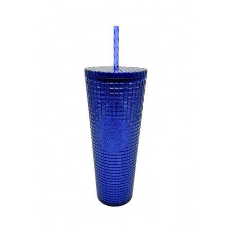 Starbucks Cobalt Grid Cold Cup Venti (24 oz)