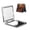 Square, variant on Golden Retriever Dog Stained Glass Portable Double-Sided Face Mirror Square, Magnifying Compact Pocket Mirror with PU Leather Cover