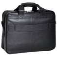 thumbnail image 3 of I Series | GOLD COAST | 17" Leather Patented Detachable -Wheeled Laptop Briefcase - Black, 3 of 7