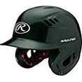thumbnail image 3 of Rawlings R16 Series Metallic Junior Baseball Batting Helmet, Dark Green, 3 of 3