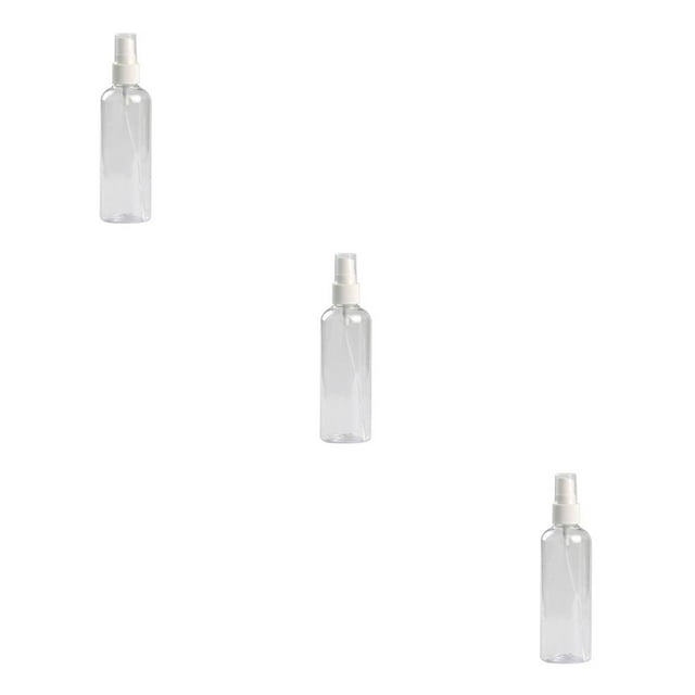 ziyahi 2/7 Pcs Bouteilles de Brume en Vaporisateur pour Animaux de Compagnie Transparentes Réutilisables Bouteilles de Brume Fine 10-200 ml transparent 120 ml 3 Ensembles