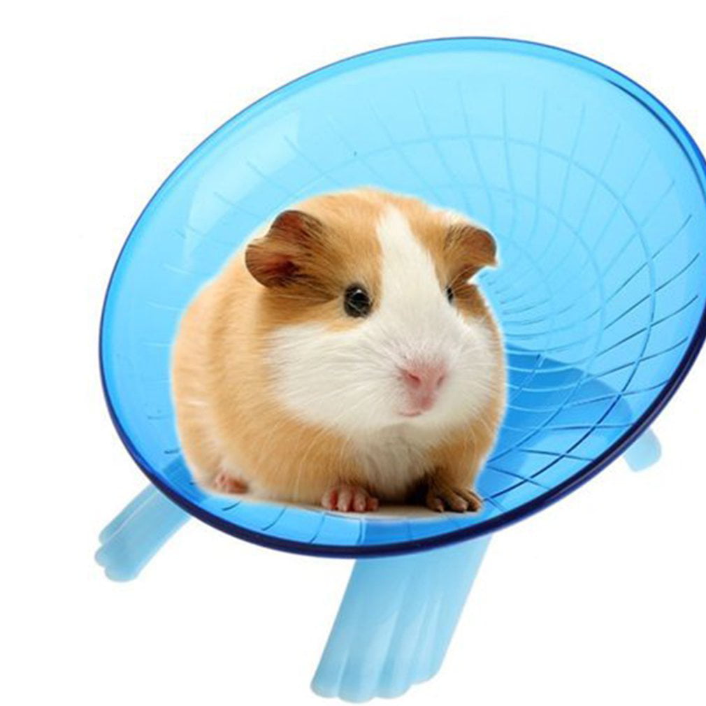 Running Disc Flying Saucer Exercise Wheel Toy for Mice Dwarf Hamsters Pet 18cmOD 