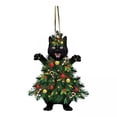 thumbnail image 1 of Colgante de Navidad,Decoraciones colgantes de Navidad Adorno de gato,Colgante de Navidad Adorno colgante con cordón,Espejo retrovisor del coche Accesorios para colgar Fácil de colgar,Regalo, 1 of 8