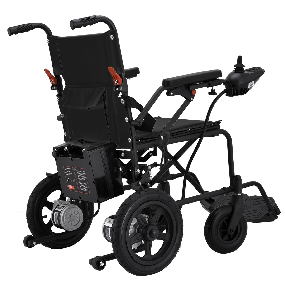 Lightweight Foldable Electric Wheelchair for Seniors, 500W Motor Power, 12 mi Cruise Range