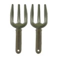 thumbnail image 1 of 2025 2pcs Gardening Tool Fork Planting Small Hand Rake Weeder For Flower Vegetable, 1 of 3