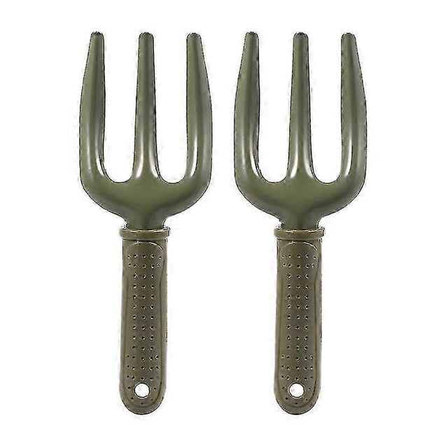 2025 2pcs Gardening Tool Fork Planting Small Hand Rake Weeder For Flower Vegetable