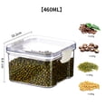 thumbnail image 5 of sunsanly 460/700/950/1300/1800ML Kitchen Sealed Storage Box Transparent Airtight Lock Leakproof Dustproof Moisture-proof Rice Cereal Milk Powder Container Food Storage Case, 5 of 8