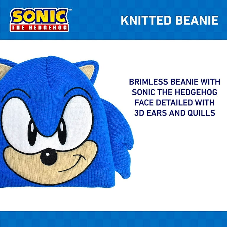 Sonic Hat Concept One Sonic The Hedgehog Beanie Hat And Glove Set