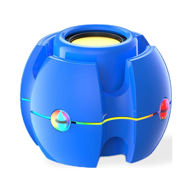 Tholdsy Altavoz ABS compatible con Bluetooth inalámbrico 800mAh recargable Subwoofer RGB Mini caja de sonido casa baño reproductor de música Cables de audio/vídeo Azul