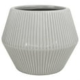 thumbnail image 4 of 7008875 PLANTER RENA DARK GRY 8"" Trendspot Rena 8 in. D Ceramic Planter Light Gray (Pack of 2), 4 of 4