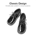 thumbnail image 3 of Zapatos de Vestir DREAM PAIRS Oxford Negros para Niños y Niñas Pequeños, 3 of 5