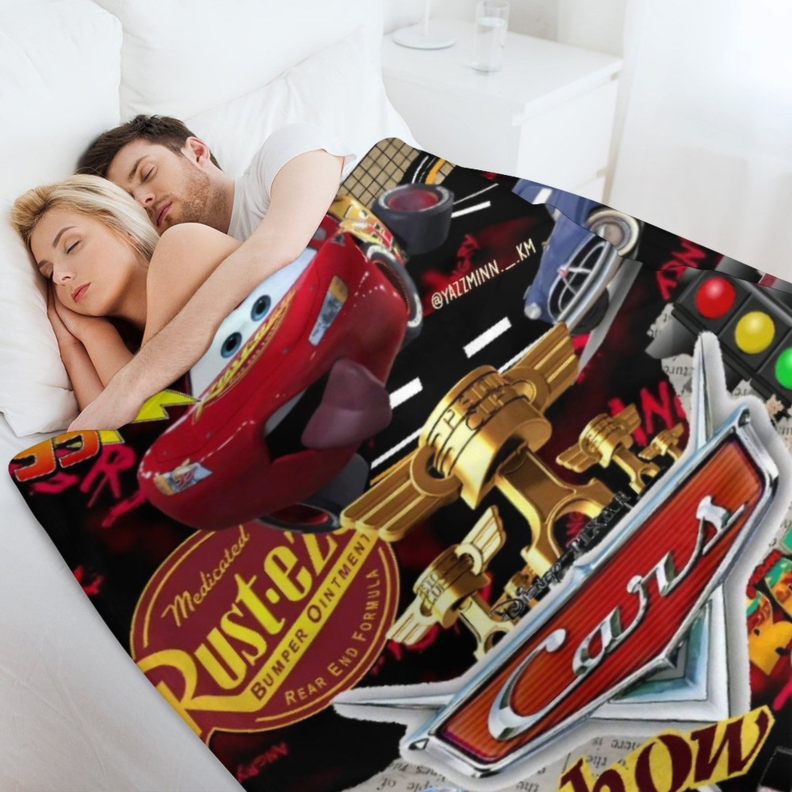 Lightning McQueen Throws Blanket Multi-size Super Soft Vertical