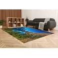 thumbnail image 3 of Saint Mary Lake and Wild Goose Island Rug, Landscape Rug, Wild Goose Island Rug, Office Decor Rugs, Nature View Rugs, Thick Rug, Home Decor, 3.9'x5.9' - 120x180 cm, 3 of 8