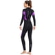 thumbnail image 3 of Btafrte Trajes Neopreno 3 Mm Trajes Buceo para Mujeres para Acuáticos (Púrpura XL), 3 of 9