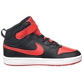 thumbnail image 6 of Nike Court Borough Mid 2 (Little Kid) Sneaker, Black/University Red/White, 10.5 US Unisex, 6 of 7