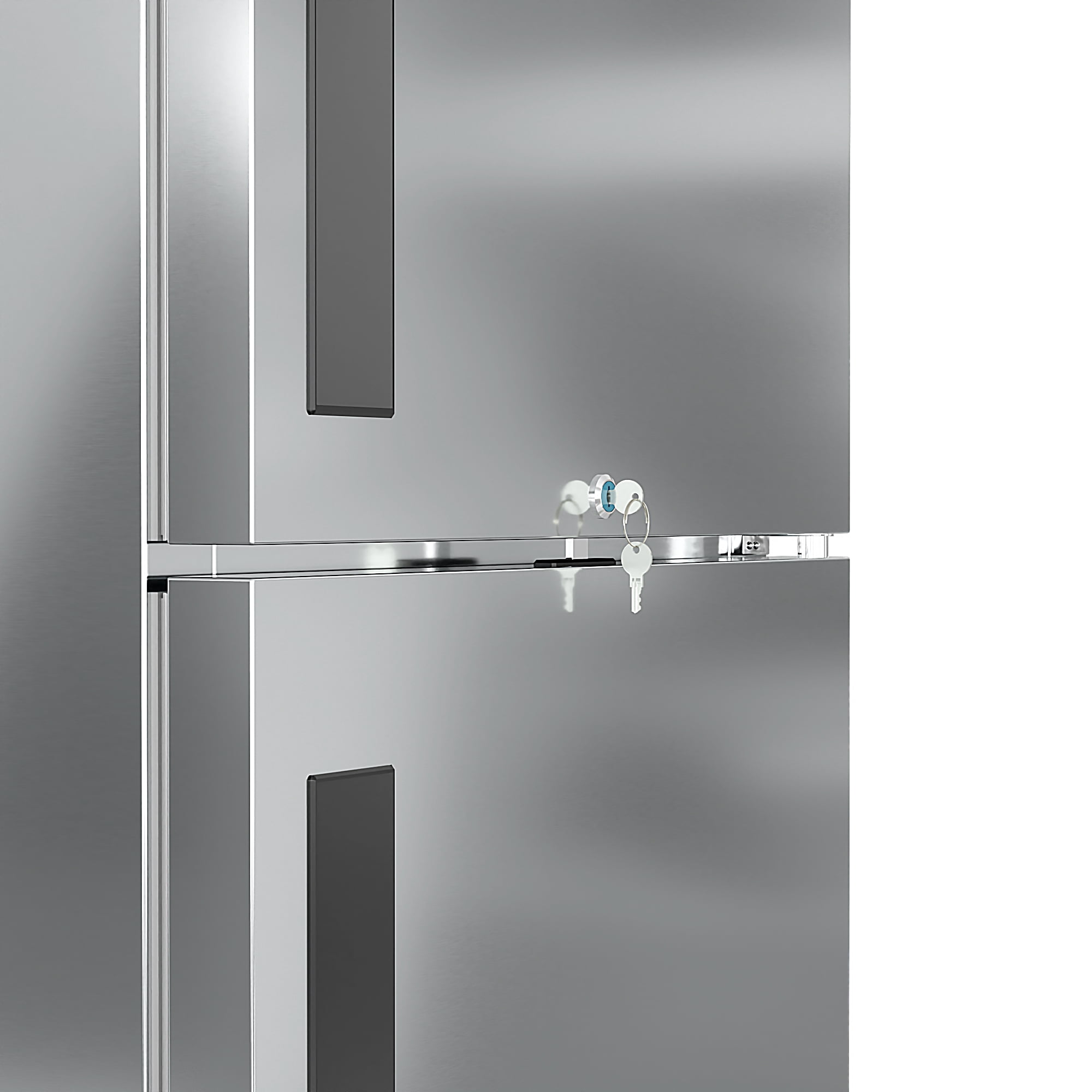28 in. Commercial Stainless Steel Solid Half Door Reach-In Refrigerator, 23 cu. ft.