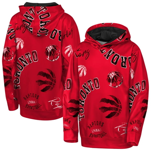 Youth Outerstuff  Red Toronto Raptors Moving Violation Hoodie