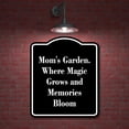 thumbnail image 2 of Mom's Garden. where magic grows and memories bloom black Aluminum Composite Sign, 20"x24", 2 of 9