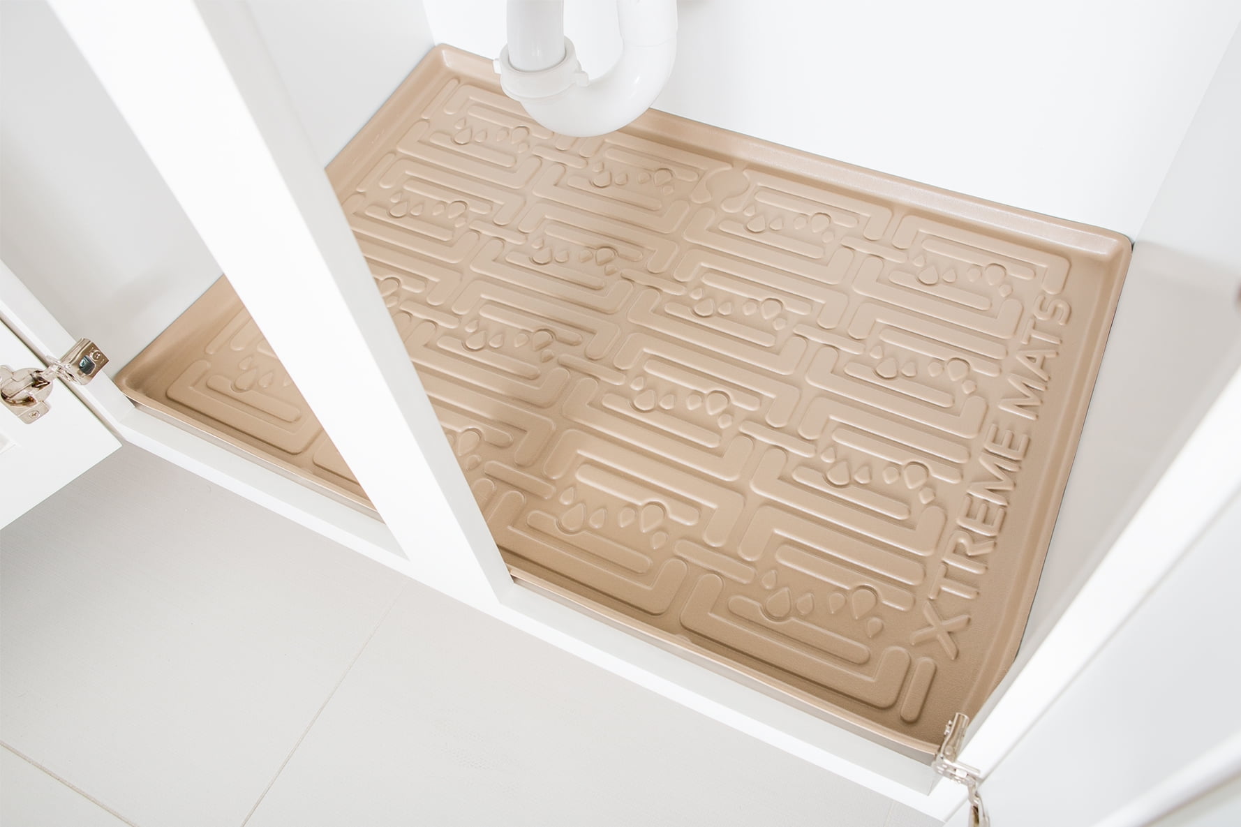 Xtreme Mats Under Sink Kitchen Cabinet Mat 30 5 8 X 21 7 Beige Xtreme Mats Under Sink Kitchen Cabinet Mat 30 5 8 X 21 7