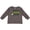 Charcoal Grey, variant on Daddy's Little Caddy with Golf Club and Ball Boys or Girls Long Sleeve Toddler T-Shirt